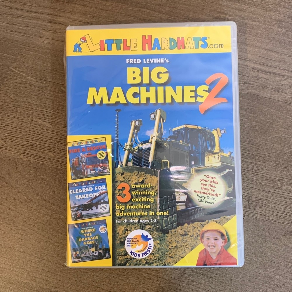 Big Machines 2- DVD from Little Hardhats- Fred Levine. Tractor movie
